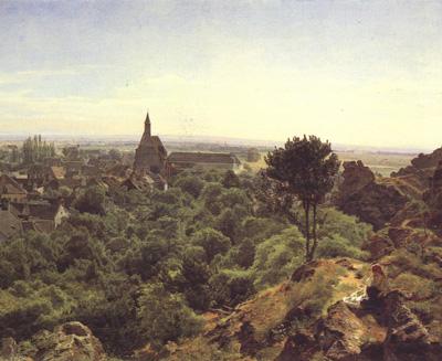 Ferdinand Georg Waldmuller Waldmuller View of Modling (nn02) Germany oil painting art